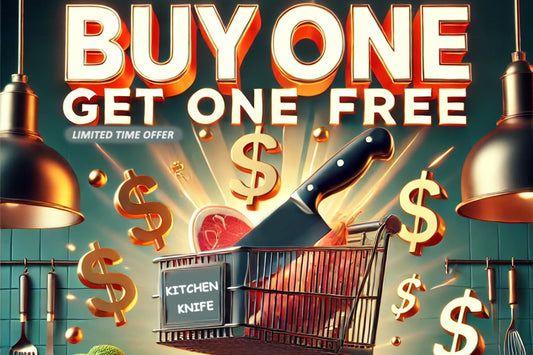 ignited Kitchen Knife Promotion: Buy One, Get One Free – Limited Time Offer!