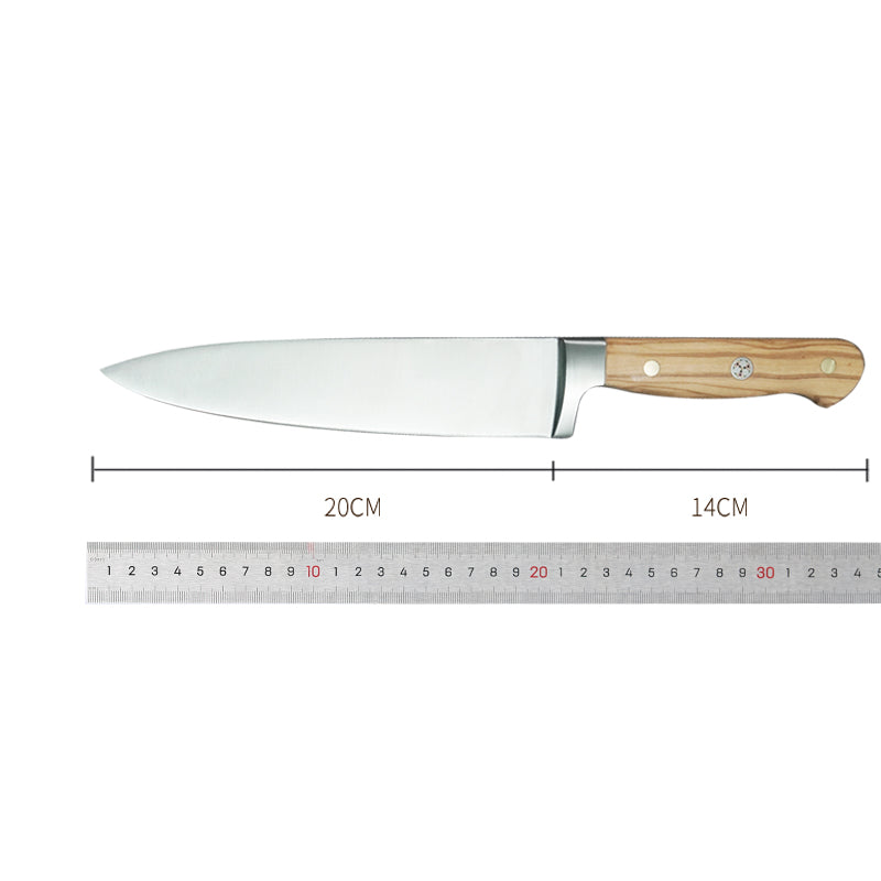 olive handle chef knife